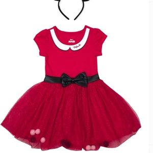 NWT Disney Minnie Mouse Tutu Costume w/ Headband